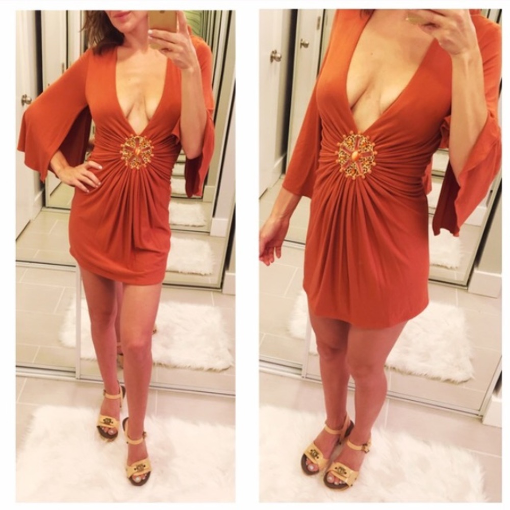 Sky Embelished Mini Dress